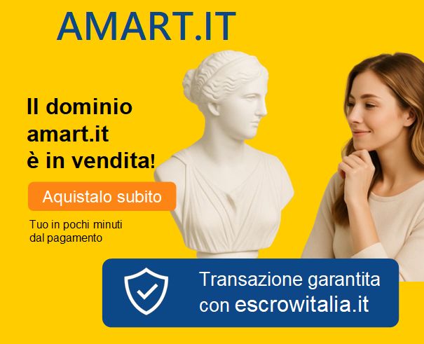 amart.it - Dominio per arte, design, cultura e lifestyle in vendita